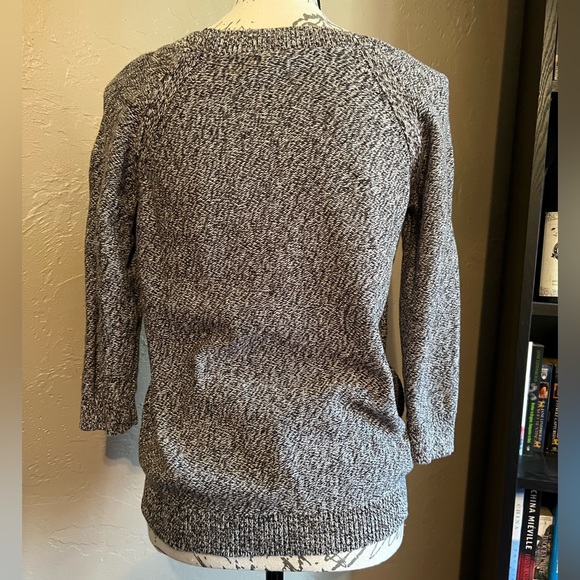 AnnTaylor Cotton 3/4 Sleeve Sweater - Picture 2 of 3